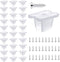 Sliverdew Waterproof LED Strip Mounting Clips Holder Mounting Bracket Neon Mounting Clips Fixing