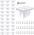 Sliverdew Waterproof LED Strip Mounting Clips Holder Mounting Bracket Neon Mounting Clips Fixing