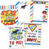 Lunch Box Notes for Kids – 25 Motivational Cards for Boys, Superhero Lunch Box Notes with Positive Affirmations