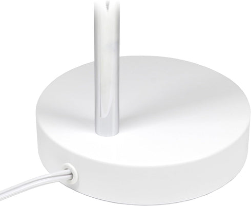 LD1075-OFF 15.28" Simple Designs Sleek Essentials Minimalist Metal Desk Task Lamp, for Office, Desk, Nightstand, Dorm