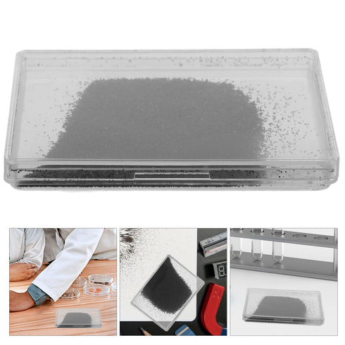 3.54X2.75X0.31 Inches ULTECHNOVO Magnetic Field Demonstration Device with Iron Filings for Physics Experiments