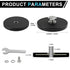 1/4 inch 30LBS 12Packs DIYMAG Rubber Coated Anti-Scratch Mounting Magnet for Camera, Adhesive Power Magnets Based