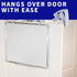 VIVO 24 x 20 inch Whiteboard with Ultra Thin Hook Mounting System, Dry Erase Board for Dorm, Home, or Office