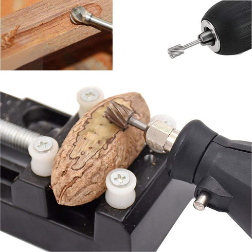 20pcs HSS Router Bits Burr, 1/8 Inch(3mm) Shank Rotary Tools Replacement Wood Milling Burrs for Woodworking