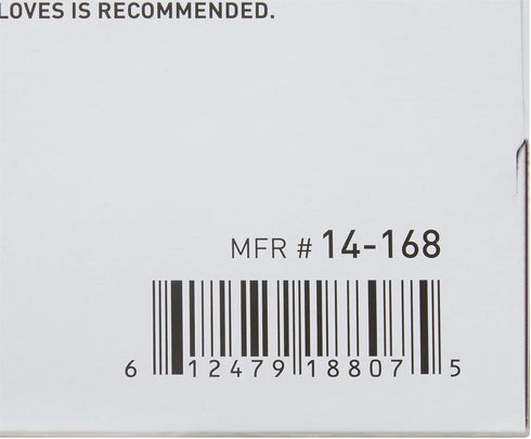 50 Count, 1 McKesson Confiderm Vinyl Exam Gloves - Powder-Free, Latex-Free, Ambidextrous, Smooth, Non-Sterile