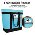 CIVJET 2PK Insulated Grocery Tote Bags, Large Reusable Cooler Bags with Zipper, Leakproof Thermal Shopping Bags