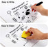 Dry Erase Lapboards, HERKKA 35 Pack Double Sided 9 x 12.5 Inch Boards with 35 Markers and 35 Erasers