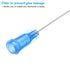 PATIKIL 22Ga x 2 Inch Dispensing Needle Tips, 10Pcs Blunt Tips with Luer Lock for Glue Oil Applicator