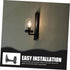 2 Pack Solar Wall Light Holders Plastic Seat Industrial Lamp Holder Wall Sconce Bracket