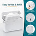 Countertop Commercial Multifold Paper Towel Dispenser, Compact Pop Up Hand Towel Holder for Trifold/Z-Fold Paper