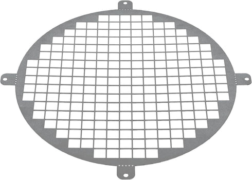Repa Market 8" Galvanized Steel Round Crawl Space Vent Grid - Durable Metal Air Supply Exhaust Protection Mesh