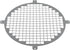 Repa Market 8" Galvanized Steel Round Crawl Space Vent Grid - Durable Metal Air Supply Exhaust Protection Mesh
