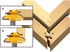 1/2" 45 Set, 3 Router Bit Degree Glue Joint Lock Miter, APlus Woodworking Cutter Tools Pcs