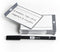PATboard Scrum Board and Kanban Board, Medium TASKcards, Magnetic, Grey