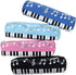 Black Violin Oxford Cloth Pencil Case, Square Single Layer Music Notes, Large Capacity Pen Bags, Stationery Supplies