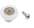 4 Sets Shower Door Rollers Runners Wheels Replacement Part Bathroom Glass Shower Sliding Door - 19mm x 5mm by XUKEKOY