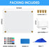 MaxGear Acrylic Dry Erase Board 16''x12'', Wall Hanging Non-Magnetic Floating Whiteboard with Marker Holder