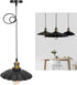TOPINCN Industrial Metal Retro Pendant Practical Light Vintage UmbrellaShape Suitable Restaurants Halls Living