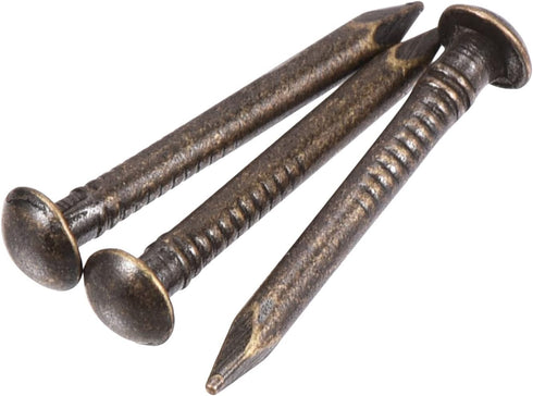 uxcell 100pcs Small Tiny Brass Nails 1.5x15mm for DIY Wooden Hardware Accessories