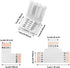 35 Pieces LED Strip Connector 5 Pin Solderless LED Light Connector L Shape LED Lights Extension T Shape Solderless LED Adapter Connector for 5050 3528 LED String Light Extending Connection (10 mm)
