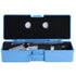 XRCLIF Wine Refractometer for Grape Brewing, Brix 0-40% & Alcohol 0-25% vol, Compact Black Design