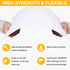 Kinlink White ABS Plastic Sheet 8" x 12"x 0.04" Flexible Moldable DIY Materials for Home Decor