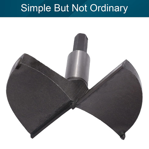Utoolmart Forstner Drill Bits, 100mm Cemented Carbide Wood Cutter Tool, 80mm Length