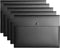 VANRA 5 Pieces A4 Envelopes Folders, Plastic Wallets Document Organizer with Snap Button Closure A4 Letter Size (Black)