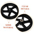 2-Pack Heavy Duty Shopping Cart Wheel Replacement - Ideal for Groceries