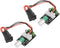 DC Motor Speed Controller PWM 1203BB, 6V12V24V, 3A 80W Adjustable Reversible Control Switch Button, 2PCS