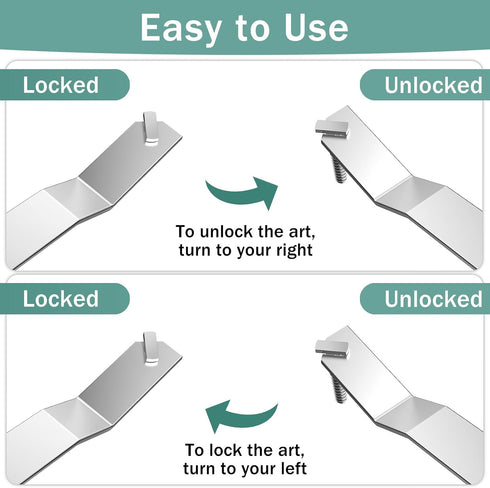 DIYIIRON 3 Pack T-Screw Wrench Security Picture Hanger Wrenches,T-Screw Wrench for Lock Artwork