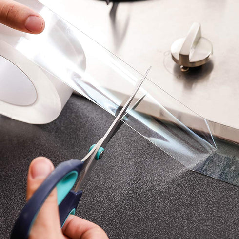 Acrylic Self Adhesive Caulk Strip Sealant Tape, 1.18 Inch Width x 16.4 Feet for Kitchen and Wall Sealing