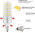 4 Pack E12 Bulbs, 16W Bulbs 100 3000K, 1500lm, Non-Dimmable, Bulbs LED Candelabra LED Light Watt Equivalent, Warm White