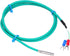 K Type Thermocouple, Silicone Temperature Sensor with Soft Cable, Green 5x30mm Stainless Steel Probe