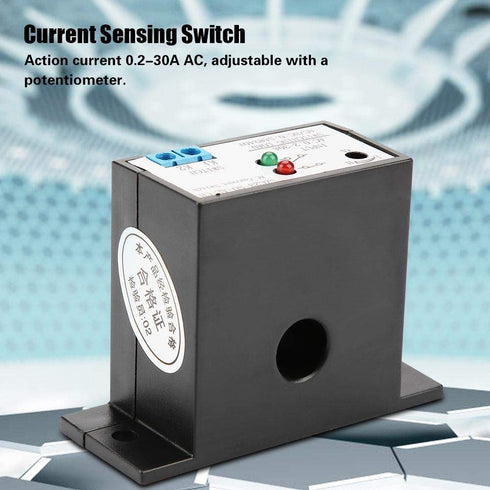 Current Sensing Switch Normally Open, Adjustable AC 0.2-30A SZC23-NO-AL-CH