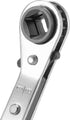 4 PCS HVAC Service Wrench Tools, Ratcheting Curved Wrench Set for Equipment Repair