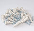 Self Drilling Drywall Plastic Anchors with Screws - 100 Pieces (50 Pairs) Expansion Screws