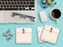 Butler in the Home Sticky Notes 12 Pack, 3"x3", 50 Sheets/Pad, Golden Retriever Dog Wearing Mushroom Hat