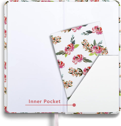 UtyTrees Pocket Planner, Undated Weekly Monthly Planner, 3.7“ x 7.3” Small Size for Girls - Hardcover
