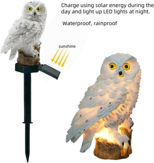Generic 1 Owl Outdoor Garden Light, Owl Solar Garden Stake Light, Piece Solar Garden Light, Waterproof Warm White LED