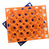 50 Well Centrifuge Tube Rack, Orange/Blue, for 10ml/15ml/50ml, Two Packs