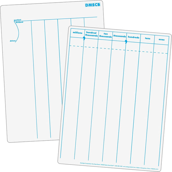 Multi-Digit Computation Dry Erase Board Set, 6 Boards