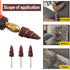 20Pcs Sanding Cone Grinding Wheel - Cone Shape Sandpaper Tapered Cartridge Roll Sanding Polishing Flap Wheel 80 Grit