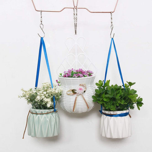 uxcell 6 Pack S Shaped Hooks Clips, Stainless Steel Plating Finish Hangers for Hanging Plants, Pots, Pans, Mugs