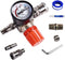 Air Compressor Pressure Regulator with Dial Indicator, 0-175 PSI Air Gauge for Air Tools and Compressor (four-way valve)