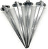 Aliotech 4pcs 6.5 Inches Reinforced Ground Spikes Landscape Lighting Stake Solar Lights Spike Die-cast Aluminum Lights