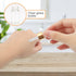 15Pcs Clear Glass Essential Oil Dropper Bottles - Mini 1ml/2ml/3ml with Gold Cap and White Latex