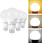 A19 3-Color LED Light Bulbs, Warm White, Daylight, Natural White, 9W (60 Watt Equivalent), 800 Lumen, E26 Base, 4 Pack