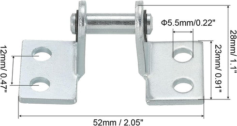 PATIKIL Air Cylinder Connecting Pneumatic Rod Splint Mounting Bracket, 6 Pack MAL Pneumatic Parts Cylinder Installation Stand for 16mm Cylinder Dia.
