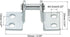 PATIKIL Air Cylinder Connecting Pneumatic Rod Splint Mounting Bracket, 6 Pack MAL Pneumatic Parts Cylinder Installation Stand for 16mm Cylinder Dia.